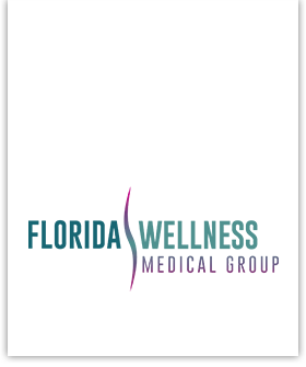 Florida Wellness Medical Group Logo On White Banner