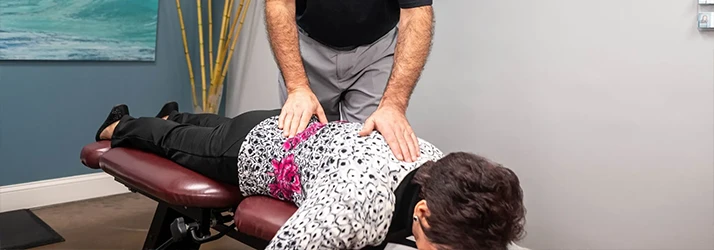 Patient Receiving Back Adjustment
