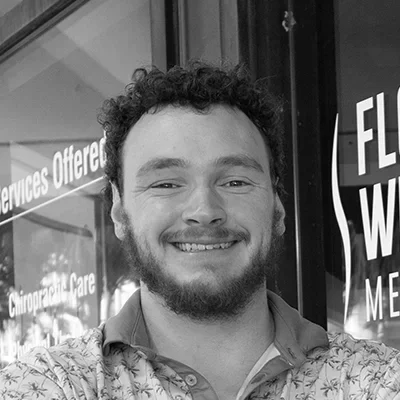 Chiropractor Donny Morris B&W